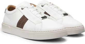 BOSS Gary trainers with woven details