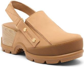 Sorel ROAMN RBR Clog in Tawny Buff/Gum at Nordstrom, Size 10.5