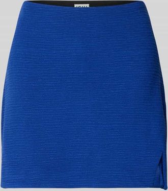 Ichi Skort aus Viskose-Mix mit elastischem Bund in Blau, Gr&ouml;&szlig;e XXL