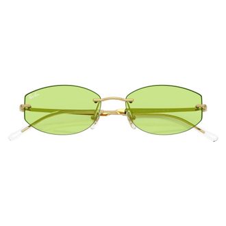 Ray-Ban Arista Zonnebril - unisex - Accessoires - Groen - Maat: 55 MM