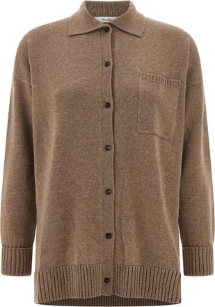 Max Mara Brown Cashmere Womens Cardigan