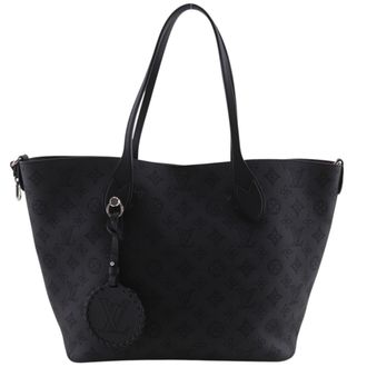 Louis Vuitton Black Noir Monogram Mahina Leather Tote Bag (Pre-Owned)
