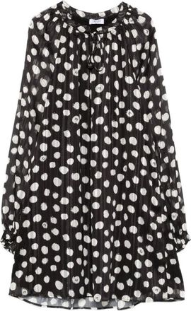 Liu Jo Dames, Jurken, Zwart, Maat: M Poliester