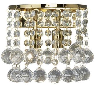 Searchlight Dimmbare Design Wandlampe Hanna - Gold