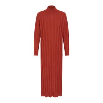 Inwear Tessiw Kellsie Jurk - Dames - Kleedjes - Rood - S - Wol - Kleedjes