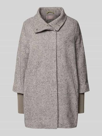 Christian Berg Loose Fit Mantel mit Woll-Anteil in Mittelgrau Melange, Gr&ouml;&szlig;e 38