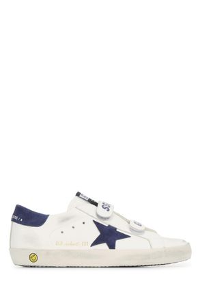 Golden Goose White Old School Sneakers