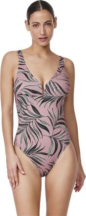 Gottex La Palm U-Wire One Piece in Dusk-Pink at Nordstrom, Size 14