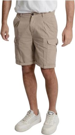 40weft Hombre, Pantalones cortos, Beige, Talla: S