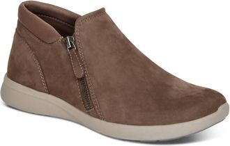 Aetrex Womens Addie Ankle Bootie In Brown