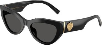 Dolce & Gabbana DG4536 501/87 Womens Sunglasses Black Size 55