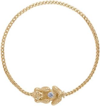 Eden Presley Wise Monkey Bracelet in Yellow Gold - Hear No at Nordstrom, Size 6.5