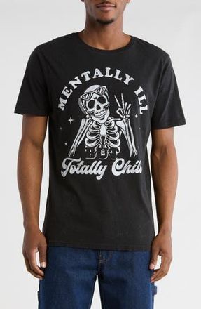 Goodie Two Sleeves Skeleton Graphic T-Shirt in Black at Nordstrom Rack, Size Xx-Large