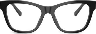Dolce & Gabbana Eyewear geometric-frame glasses - Black