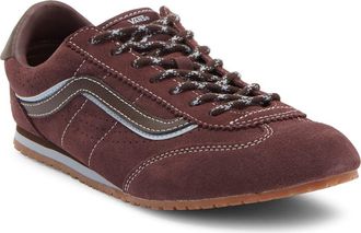 Vans Super Lowpro Leather Sneaker in Laces Port Brown at Nordstrom, Size 5.5