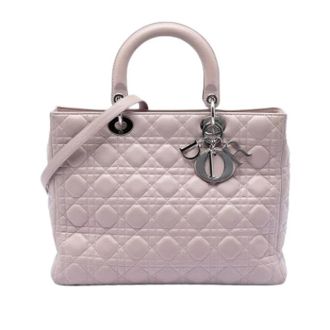 Dior Pre-owned Lady Dior - Dames - Vintage Handtas - Roze - ONE Size - Leer - Vintage