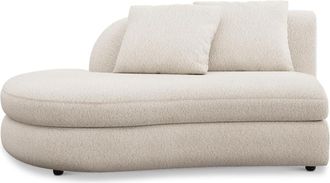 Castlery Fable Left Chaise Customized, (Performance Boucle) Cream, Spill Resistant, Ultra Deep Seats for Castlery Chairs