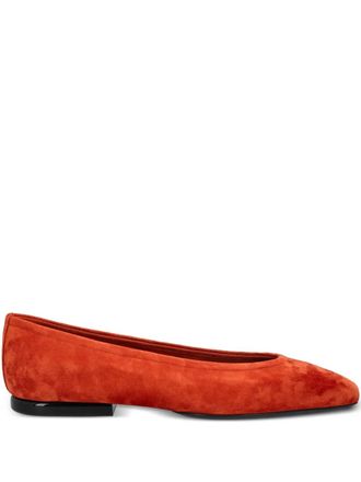 Loro Piana Primula flat pumps - Red