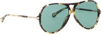 Chlo&eacute; CH339145BM Sunglasses - Green