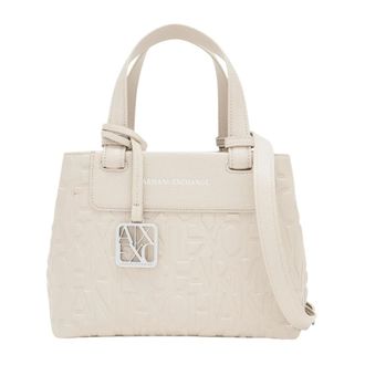 A|X Armani Exchange Shopping Bag - female - Armani Exchange - Handbags - Beige - ONE SIZE - Bags