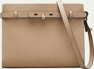 Valextra B-Tracollina Leather Shoulder Bag