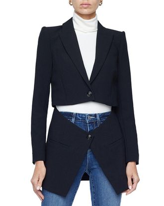 L'agence Lagence Cora Detachable Bottom Blazer