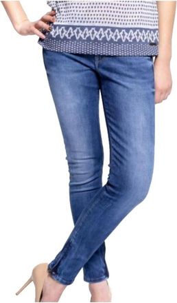 Pepe Jeans London Cher Slim Fit broek - Dames - Skinny Jeans - Blauw - W32 L28 - Katoen - Jeans