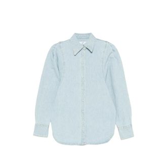 Bite Studios Puff-sleeve Denim Shirt