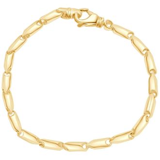Pompeii3 Mens Link 14k Gold (30gram) or Platinum (48gram) 4mm Bracelet 9