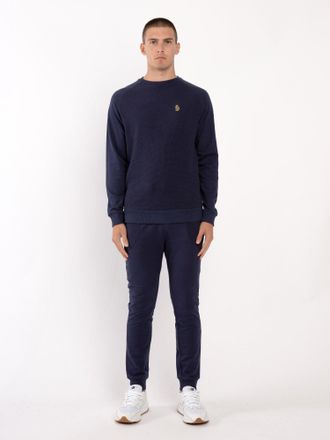 Luke 1977 Mens New Guy Tracksuit Set Navy - Size X-Large