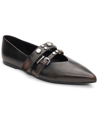 Ash Britnie Leather Flat