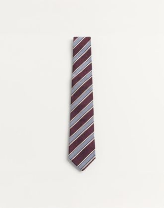 Valentino Garavani Valentie Striped Silk Tie