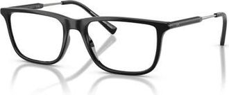 A|X Armani Exchange 54mm Rectangle optical glasses in Black at Nordstrom