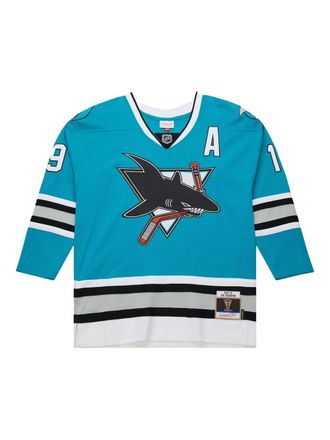 Mitchell & Ness x NHL San Jose Sharks 2015-16 Joe Thornton T-shirt - Blue