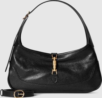 Gucci Jackie Slim Small Shoulder Bag, Black, Leather