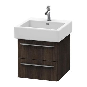 Duravit Duravit X-large Mueble De Pared 6343, 2 Cajones, 450mm Para Vero, Color (frente/cuerpo): Decoraci&oacute;n Casta&ntilde;o Oscuro - Xl634305353