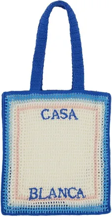 Casablanca Womens Crochet Bag Multicolour Main: Cotton Handbags Hand