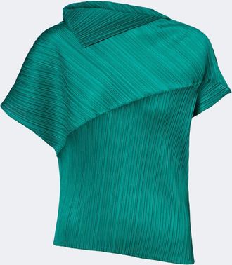 Pleats Please Issey Miyake Top Leap plisado