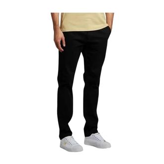Lyle & Scott Chinos, male, Black, Size: W38 Regular Fit Chino Trousers