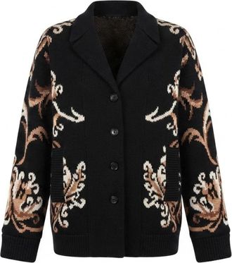 Etro Open-front Cardigan - Dames - Vesten - Zwart - XS - Truien & Vesten