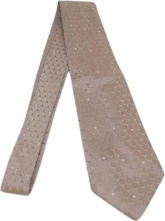 Chanel Pre-owned Cravat - - Pre-owned - Uomo - Beige - ONE SIZE