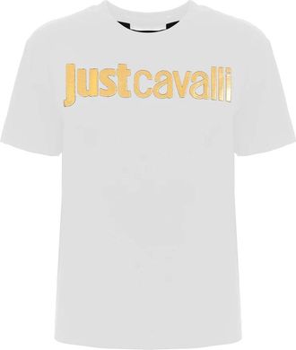Just Cavalli T-shirts en Polos - Dames - T-shirts - Wit - XS - Tops