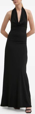 Guess Co Abito lungo con dettaglio cut-out - Nero