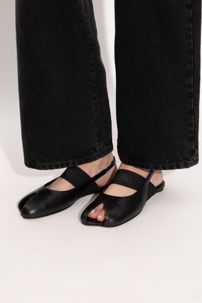 Maison Margiela Leather Shoes, Womens, Black