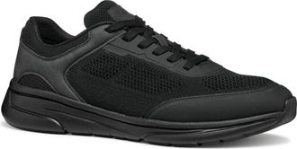 Geox Zwarte Sneakers voor Mannen - Heren - Sneakers - Zwart - 40 EU - Polyester - Schoenen