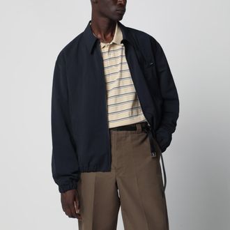 Prada Blue blouson in technical fabric