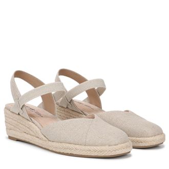 Life Stride Lifestride Pilar J8230F2700 Sandals Women Platino Gold Espadrille HTAT1683