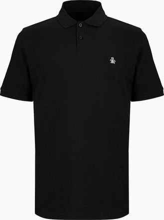 Original Penguin Mens Sleeve Polo Shirt - Black - Size: 2X large