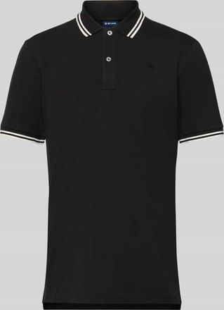 G-Star Slim Fit Poloshirt mit Logo-Stitching Modell Dunda in Black, Gr&ouml;&szlig;e XXL