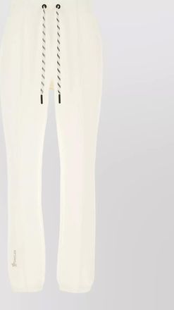 Moncler stretch polyester blend joggers drawstring waist